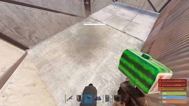 ПРОСТОЙ ДВОЙНОЙ БУНКЕР для СОЛО ИГРОКА в РАСТ RUST гайд как построить