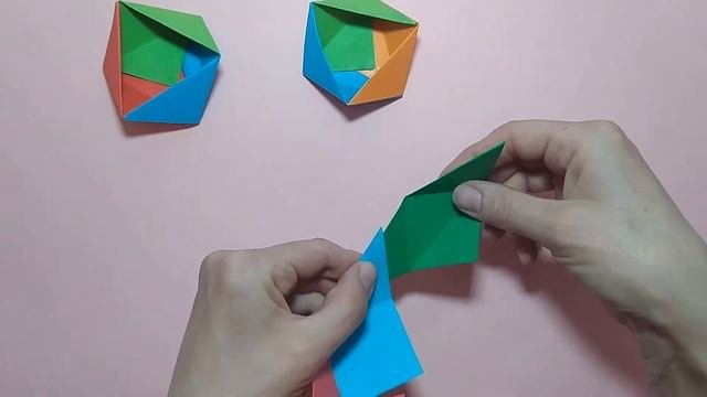 Стильная коробочка из картона для мелочей своими руками.