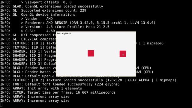 C growing array example