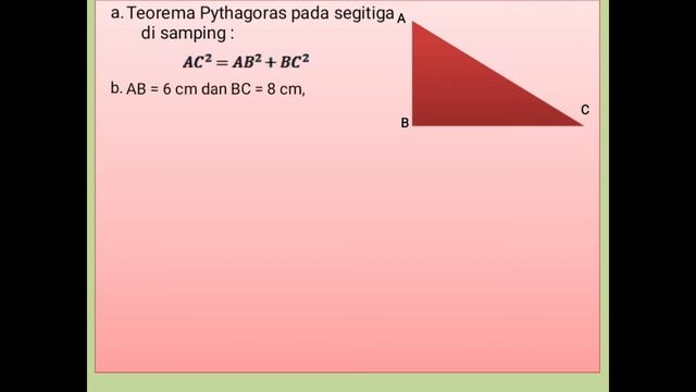 Matematika kelas 2 SMP -Teorema Pythagoras oleh Ibu Rinawati, S. Pd. Mat. смотреть онлайн