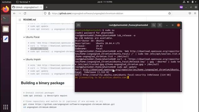 INSTALL ungoogled chromium IN UBUNTU | FOCAL| 2022 смотреть онлайн