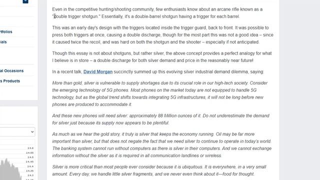 David Morgan - A Silver Market Overview смотреть онлайн