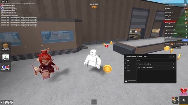 Roblox MM2 Op Script God Mode Auto Farm Kill All Esp And More смотреть онлайн