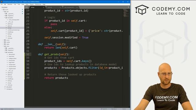 15. Update Shopping Cart Summary Page - Django Wednesdays ECommerce 15 смотреть онлайн