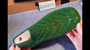 Следок за вечерок /Простые следки двумя спицами /Идеальная посадка