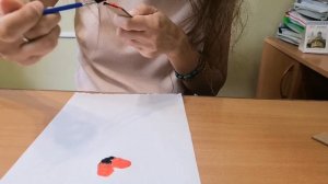 Рисование картоном