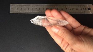 Кварц Колумбийский Кристалл Лемурийского кварца Таблитчатый кристалл// Lemurian quartz from Colombi