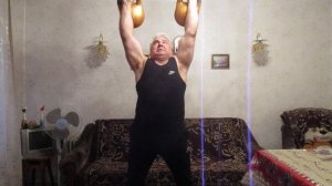 ЖИМ ГИРЬ ПО 40 КГ СТОЯ НА 9