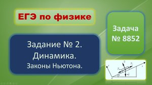 Решу ЕГЭ по физике. Задание 2. Динамика. Часть 2.