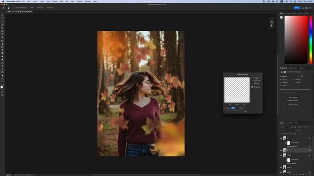 How to add realistic leaves to your photos in Photoshop 2024 смотреть онлайн