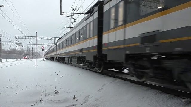 Электропоезд ЭП2ДМ-0234 (ЦППК) пригородный поезд №6891/6892 Электрогорск - Площадь 3-х вокзалов.