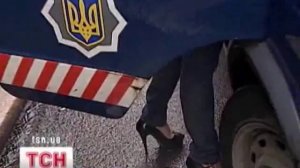 ДТП в Киеве по вине пьяной девушки