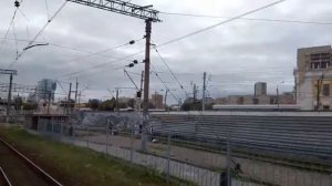 Москва 501 ж/д платфора Савёловская, метро Савёловская Серпуховско-Тимирязевской линии лето день