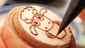 Сладости: Уличная еда Сианя (Китай) – рисовый пирог. Китайская кухня.