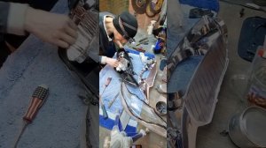 разборка и сборка фары на старый герметик