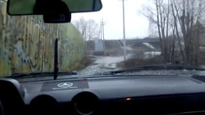 Половодье в посёлке Сузун, 12.04.2016 года.