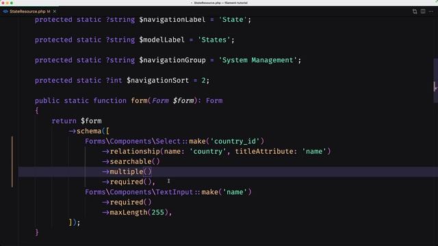 6 Form Select Field - FilamentPHP V3 Tutorial смотреть онлайн