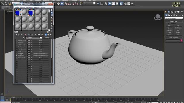 3D Max KF - Material Editor №3 (Основные свойства материалов) смотреть онлайн