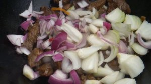 Макароны (По-татарски) с говядиной в казане ,на костре !