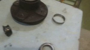 Деу нексия, замена подшипников задней ступицы.