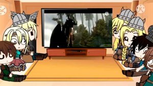 {part2} Past How To Train Your Dragon reacts like toothless and hiccup from Movie 2 {part 2}Short