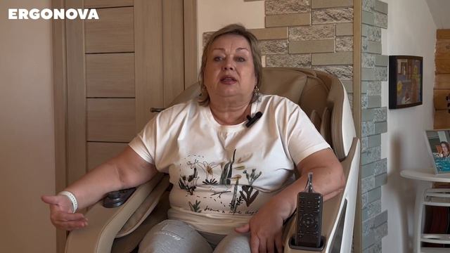 Забыла о боли в спине с массажным креслом Ergonova Ergoline 3