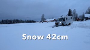 Hymer ML-T580 4x4 Mercedes-Benz SNOW test