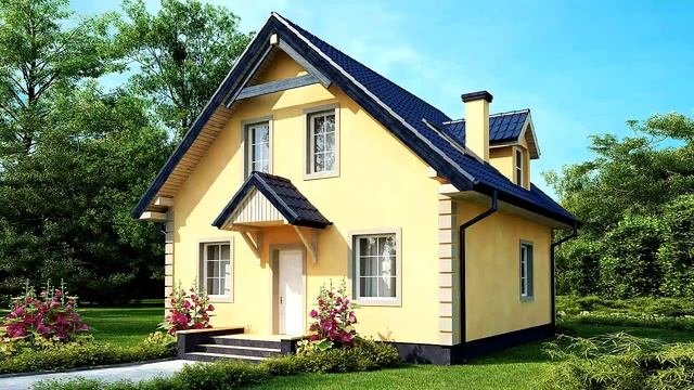 Проекты домов с мансардой