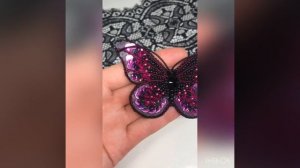 Брошь бабочка из бисера ручная работа | brooch butterfly beautiful