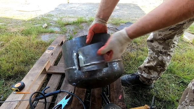 Печка под казан из баллона смотреть онлайн
