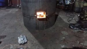 Как правильно розжигать печь котёл на отработке