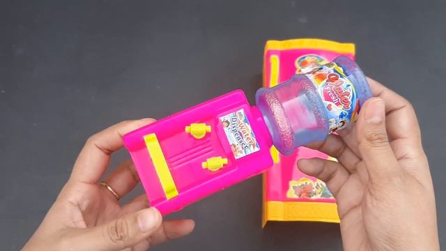 Mini fridge, water dispenser and juicer machine unboxing | hello kitty  toys |ASMR | Mine kitchen