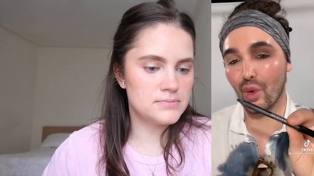 TRYING VIRAL TikTok Makeup Trends! смотреть онлайн
