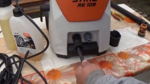 МИНИМОЙКА STIHL RE 109-МОЕМ МАШИНУ ВЫСОКИМ ДАВЛЕНИЕМ-  ЛЕГКО!!!