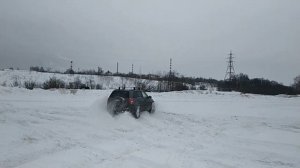 Suzuki Grand Vitara и Toyota Rav4 Покатушки 2 Снег поле