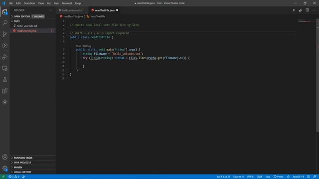 Java | Read Text File Line By Line Using Stream смотреть онлайн