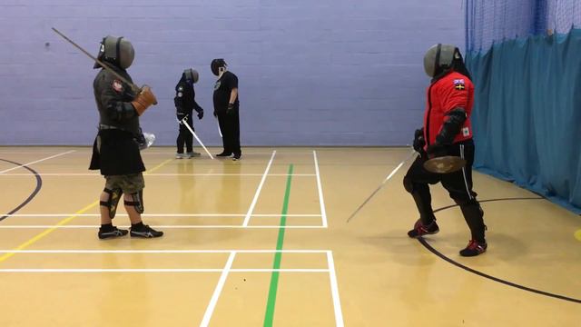 Sword & Buckler Sparring Artur vs Nick смотреть онлайн