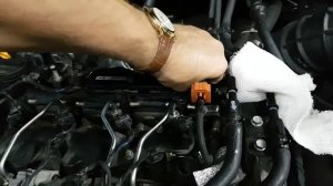 Промывка топливной системы дизеля на Гранд Санта Фе 15 год (дополнение к первому видео)