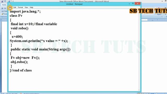 Final Variable in Java | Final Variable | Java Programming | Telugu