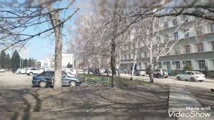Площадь Абая/Центр. площадь/Акимат/пешком/город Семипалатинск