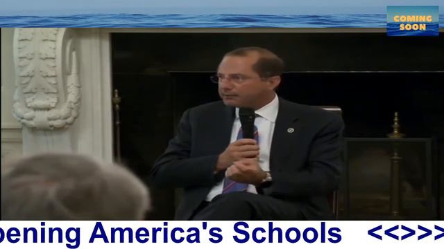 The United States Secretary of Health and Human Services.  Alex Azar
