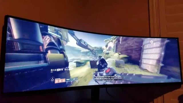 Destiny 2 on Samsung CH90 32:9 смотреть онлайн