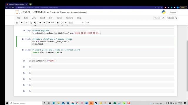 Google Trends in Python and Power BI