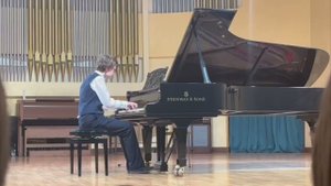 Выпускник Климовской ДМШ Иван Сержантов на Конкурсе молодых композиторов "Русская лирика".