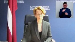 Preses konference par Ministru kabineta sēdē pieņemtajiem lēmumiem 01.03.2022. (Ar surdotulkojumu)