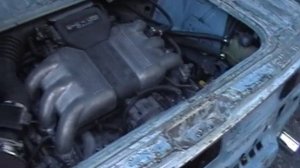 Volkswagen Transporter VW T3 fitted with a Subaru SVX 3.3 flat 6 motor, first start.