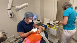 Экстродент/удалили первый зуб