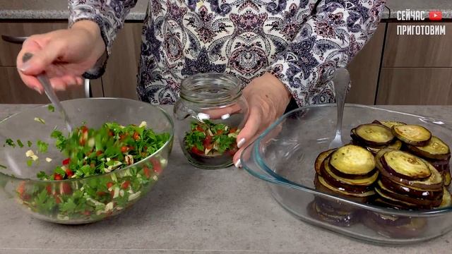 Всем говорю что нужно делать больше: БАКЛАЖАНЫ с чесноком и зеленью на ЗИМУ, банки храню в шкафу смотреть онлайн