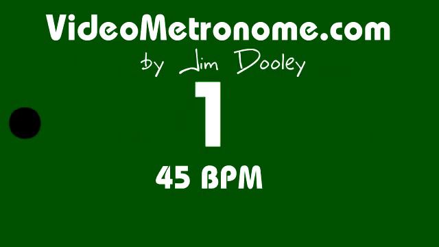45 BPM Human Voice Metronome by Jim Dooley смотреть онлайн