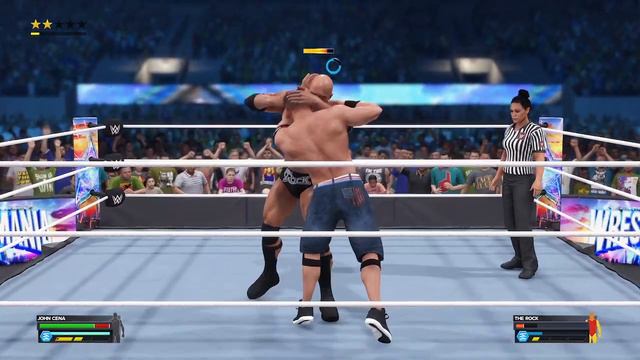 John Cena vs The Rock wwe2k23